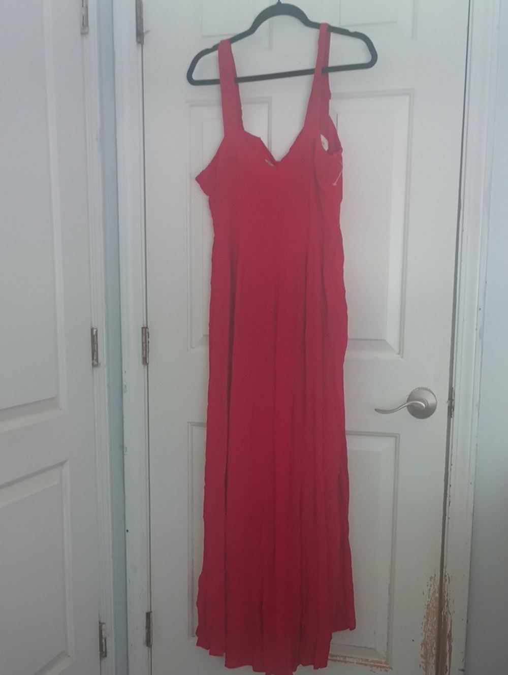 Knox Rose Red Sleeveless V-Neck Maxi Dress